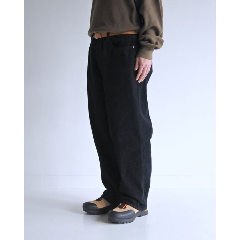 ANACHRONORM SULFUR DYED CORDUROY 5P WIDE PANTS