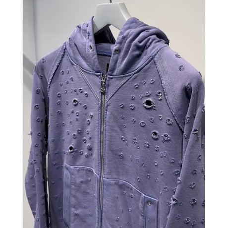 FAF Dameged Zip up Hoodie