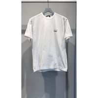 COMME des GARCONS HOMME COTTON PLAIN LOGO T-SHIRTS（WHITE）