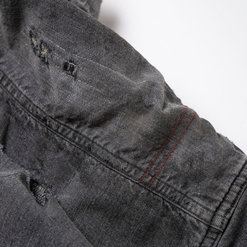 anachronorm REMAKE BLANKET DENIM COVERALL SHIRT...