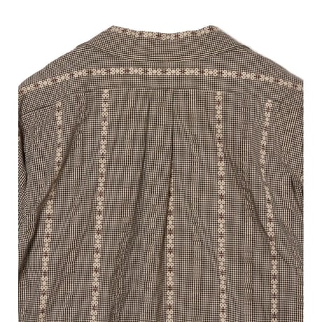 SUGARHILL DOBBY OPEN COLLAR SHIRT