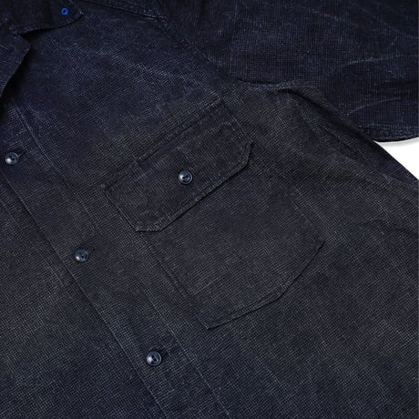 HOMBRENINO CORONA UTILITY EYELET SHIRT