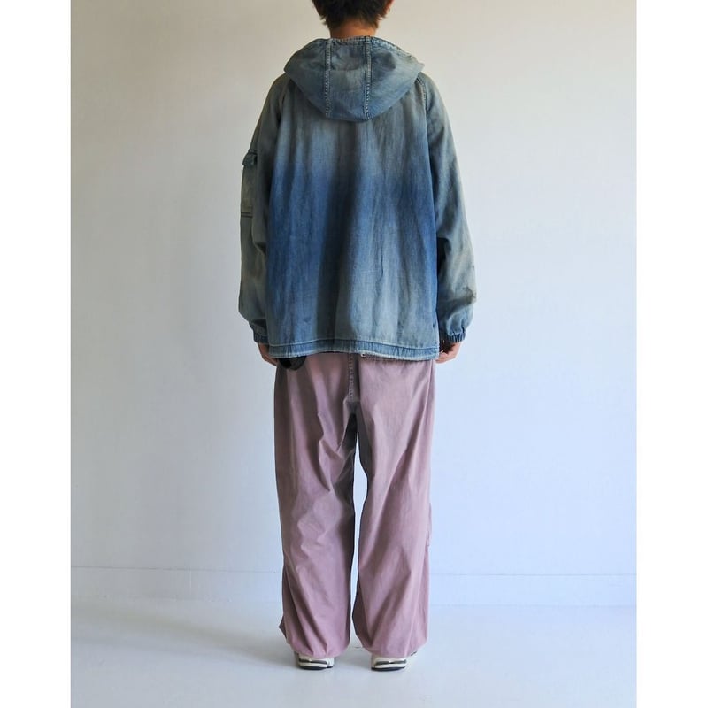 ANACHRONORM DUAL DENIM WASHED FULLZIP PARKA | M
