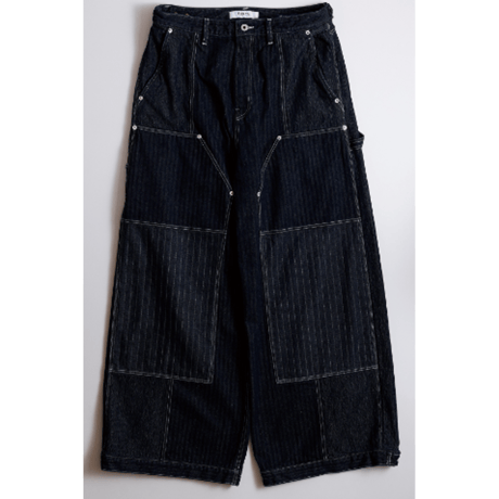FDMTL FA26PN12R  PATCHWORK DOUBLE KNEE PANTS RINSE