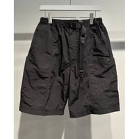 COMME des GARCONS HOMME NYLON TUSSER HALF PANTS（BLACK）