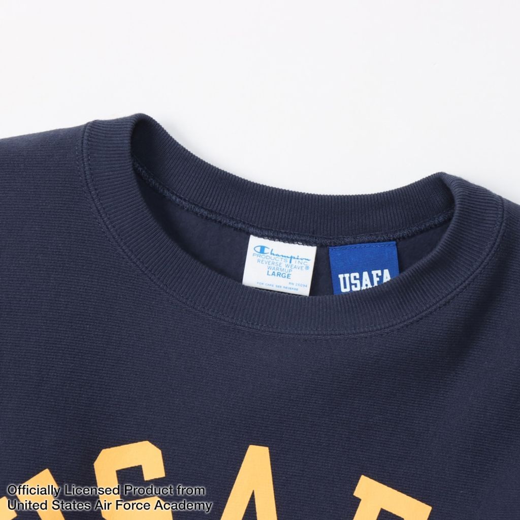 Champion リバースウィーブ クルーネックスウェットシャツ USAFA リバースウィーブ(R) クルーネックスウェットシャツ 24FW 【秋冬