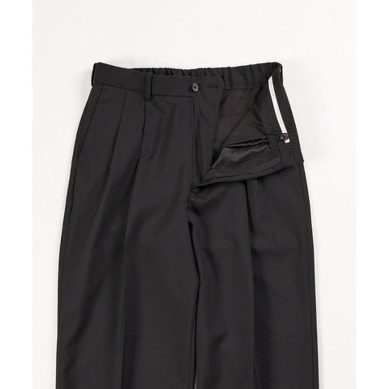 MARKAWARE CLASSIC FIT WOOL TROPICAL 黒 2 MARKAWARE ORGANIC WOOL 2/80 TROPICAL CLASSIC F
