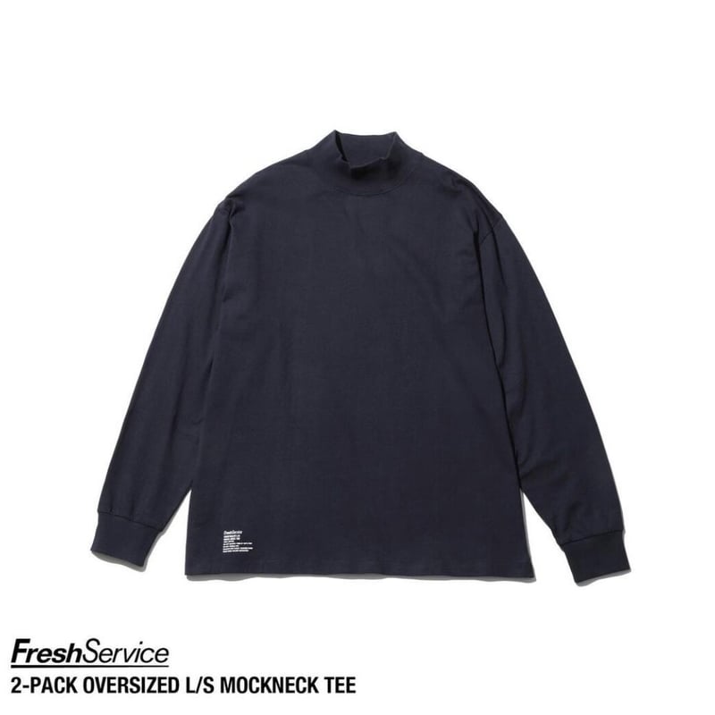 トップス FreshService 2-PACK OVERSIZED L/S TEE L Fresh Service 2-PACK OVERSIZED L/S TEE [WHITE / BLACK / NAVY