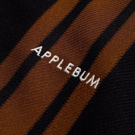 APPLEBUM  WOOLY TWILL STRIPE OVERSIZE L/S SHIRT