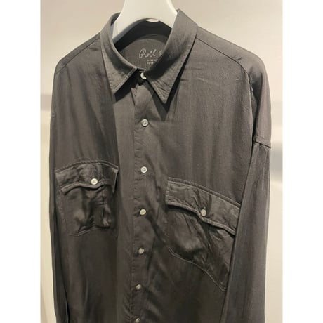 PORTER CLASSIC ROLL UP SOFT CUPRO SHIRT