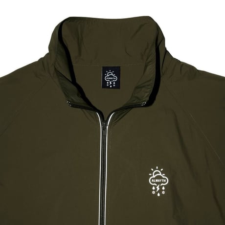 ALWAYTH / TRAINING JACKET ＆ PANTS SET / REFLECT PRINTED /  OLIVE