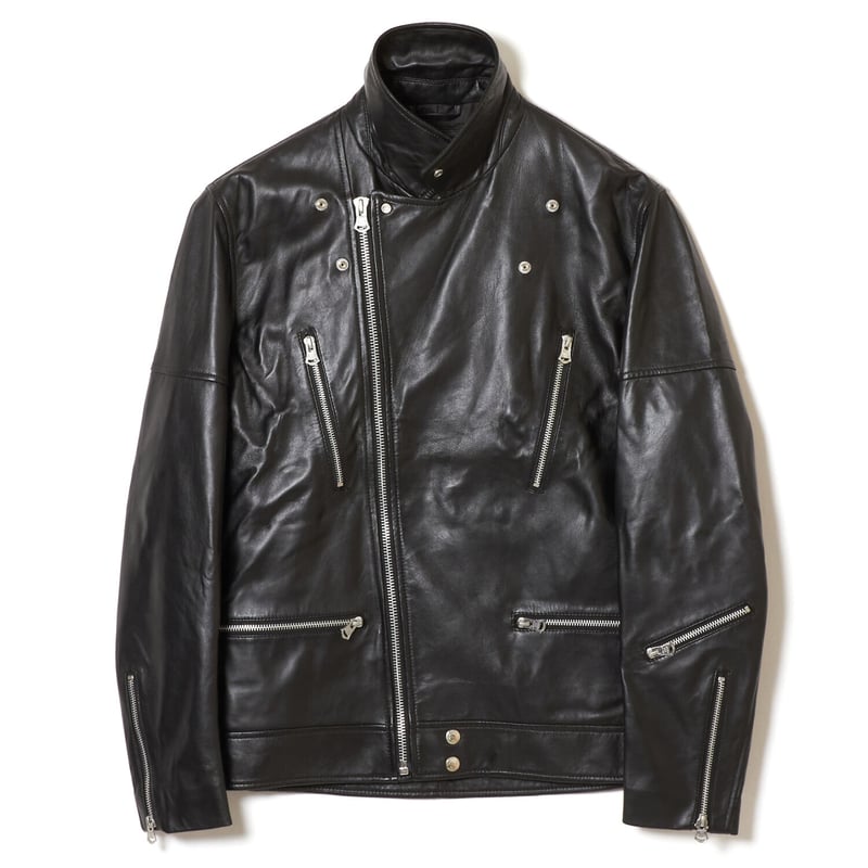 s*n様 CRIMIE シングルライダース ジャケット カウレザー ブラック L m90233526698_1.jpg?1734268841