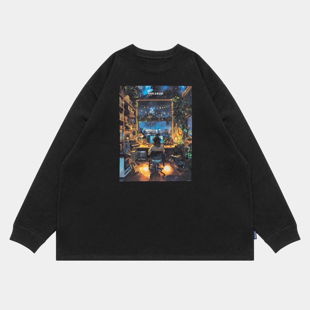 APPLEBUM Perfect Midnight” L/S T-shirt 12oz | M APPLEBUM Perfect Midnight” L/S T-shirt 12oz | M