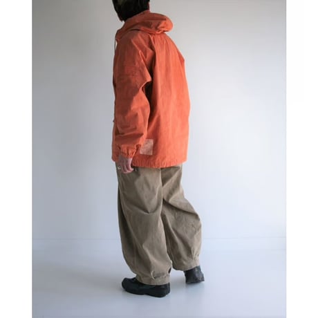 ANACHRONORM AN252 OVER DYED ANORAK PULLOVER JACKET ORANGE