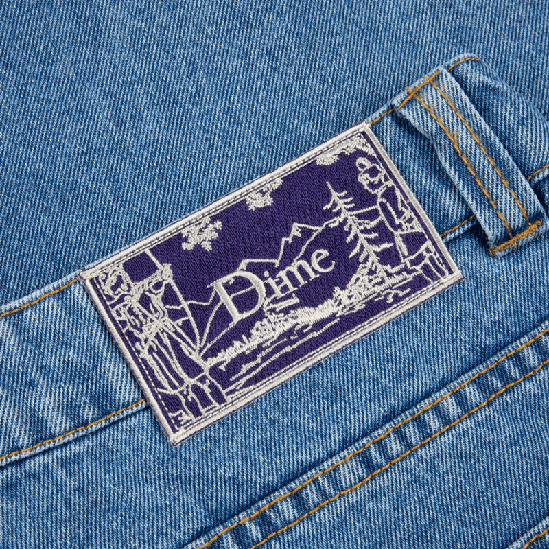 Dime CLASSIC BAGGY DENIM PANTS | MAROON Dime CLASSIC BAGGY DENIM PANTS | MAROON