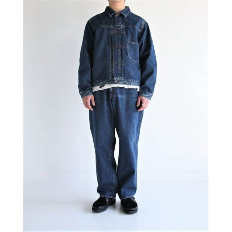 ANACHRONORM FRONT TUCK DENIM JACKET INDIGO(ONE