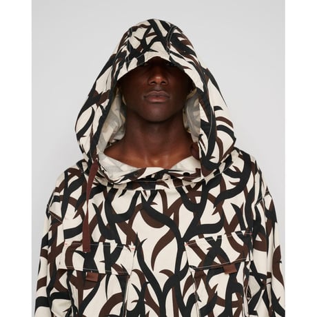 BRAIN DEAD ALL TERRAIN MILITARY SMOCK - CREAM