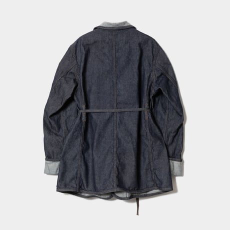 beautiful people left hand twill smoking denim jacket