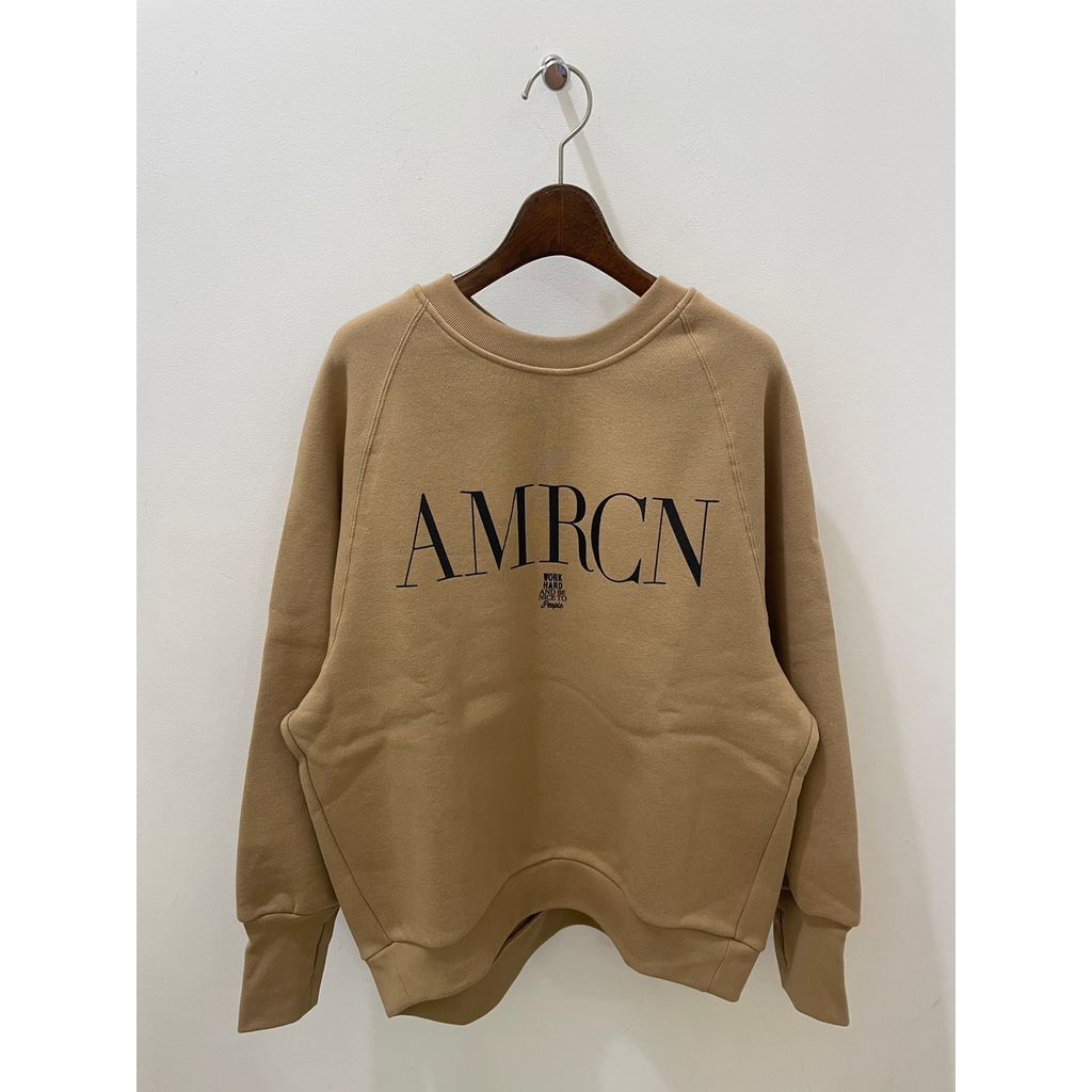 Americana アメリカーナ バックジップ スウェット BRF-733A/2 | MAROON 