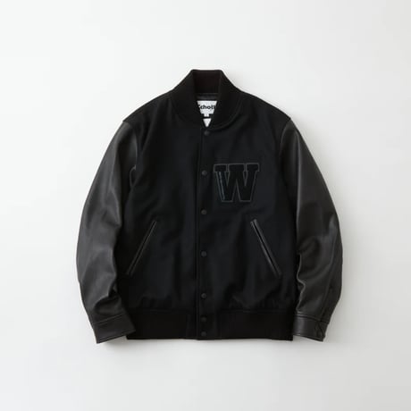 WHITE MOUNTAINEERING WM × Schott VARSITY JACKET