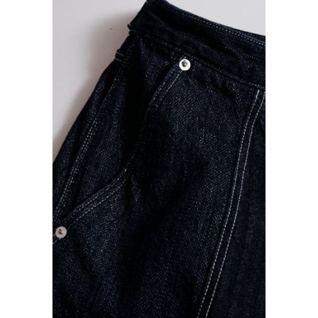 FDMTL FA26PN12R  PATCHWORK DOUBLE KNEE PANTS RINSE
