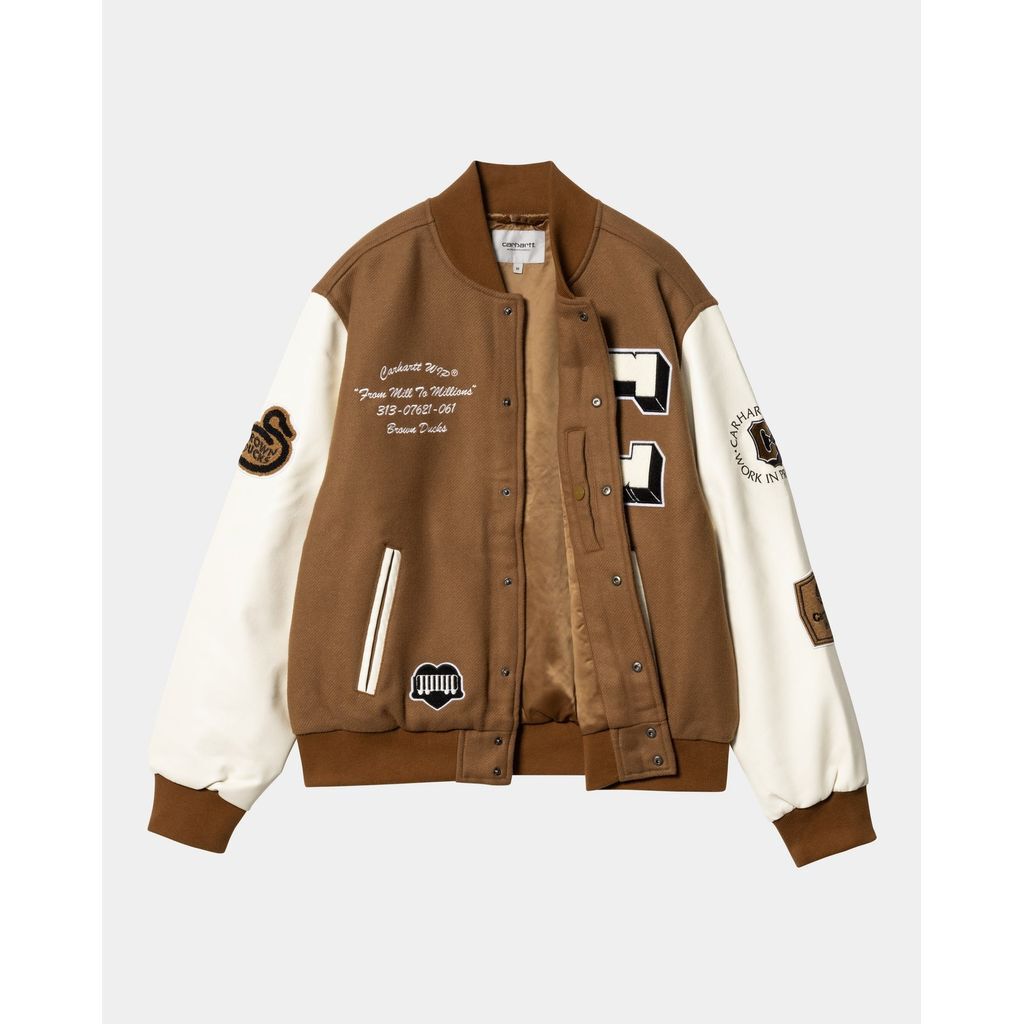 ジャケット・アウター BROWN DUCKS BOMBER CARHARTT WIP Brown Ducks Bomber | MAROON