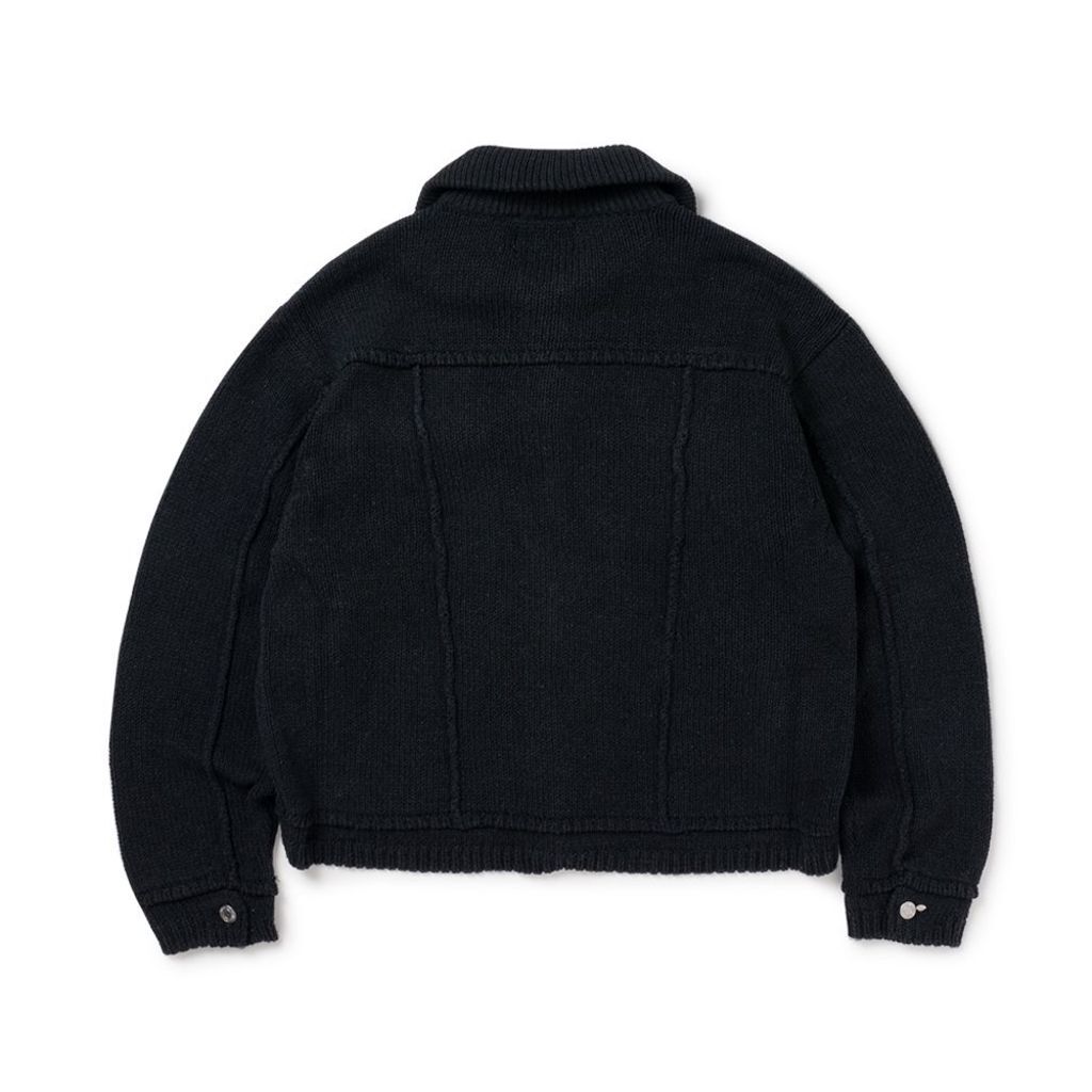 SON OF THE CHEESE 3RD KNIT JACKET | MAROON SON OF THE CHEESE 3RD KNIT JACKET | MAROON