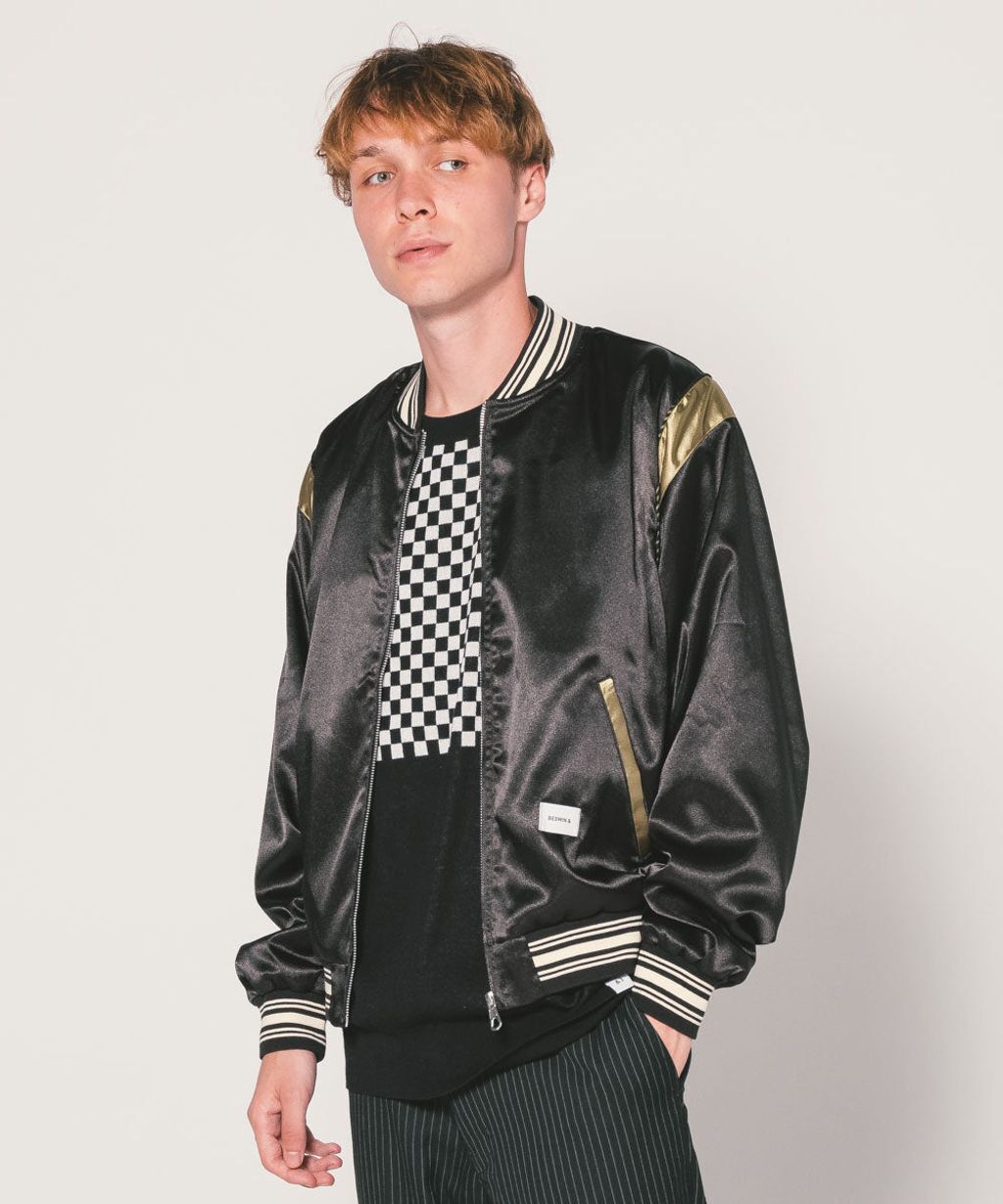 BEDWIN & THE HEARTBREAKERS L/S SATIN JACKET 