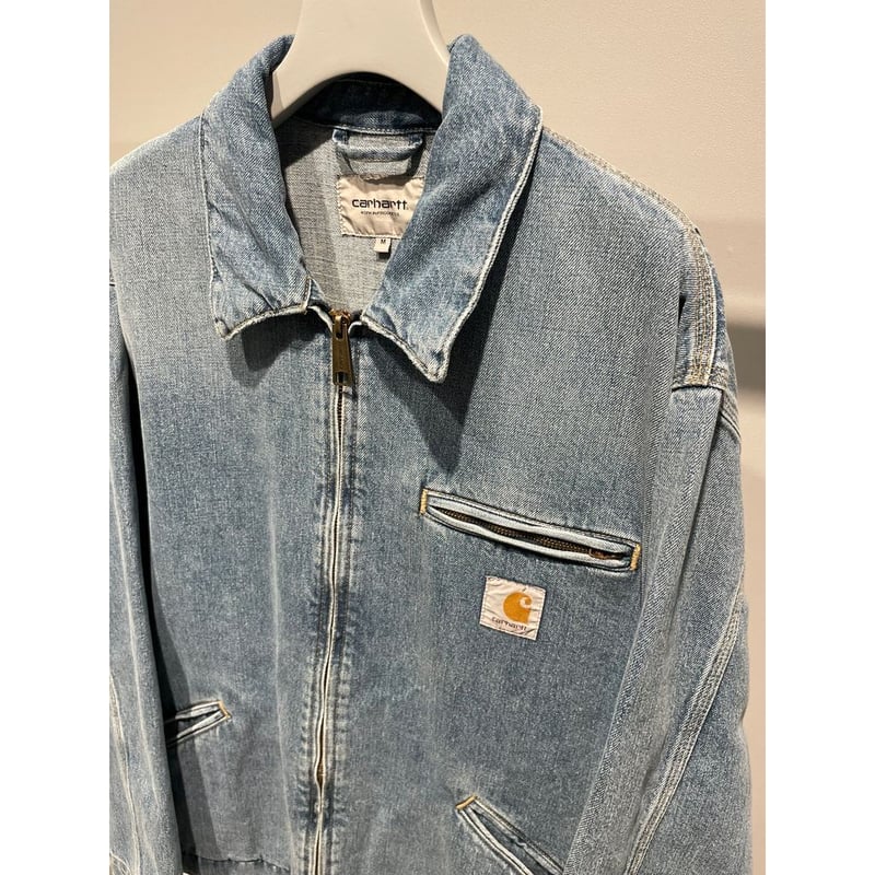 CARHARTT WIP OG Detroit Jacket (Blue Burst Wash CARHARTT WIP OG Detroit Jacket (Blue Burst Wash