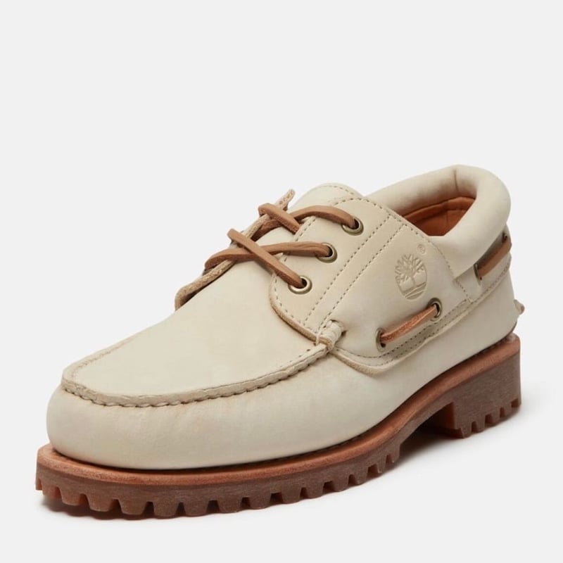 Timberland スリーアイ(3eye) ラグ ハンドソーン ボート シューズ