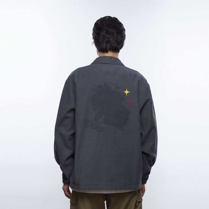 Liberaiders GARMENT DYED MILITARY JACKET | MAROON