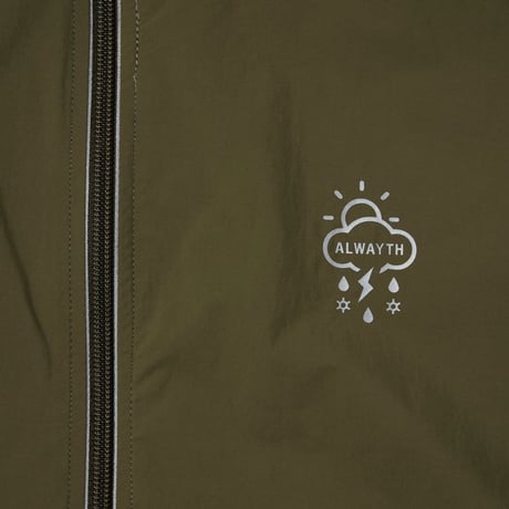 ALWAYTH / TRAINING JACKET ＆ PANTS SET / REFLECT PRINTED /  OLIVE