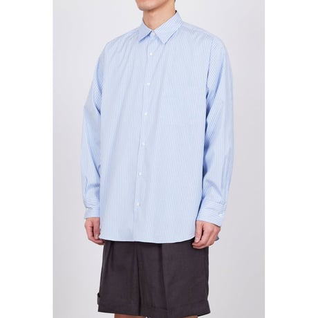 MARKAWARE SOCTAS ORGANIC COTTON POPLIN STRIPE COMFORT FIT SHIRT