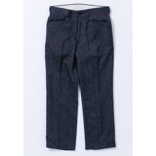 【美品】⭐️ANACHRONORM/アナクロノーム/スラックス/ブラック ANACHRONORM Clothing Twist Yarn Twill Wide Work Trousers