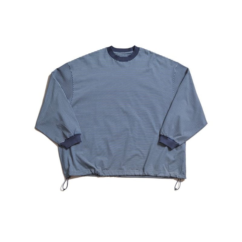 お控え下さいイズネス BALLOON BORDER LONG SLEEVE T-SHIRT