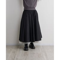 THOMAS MAGPIE  2263602 Taffeta×Lace Long Skirt