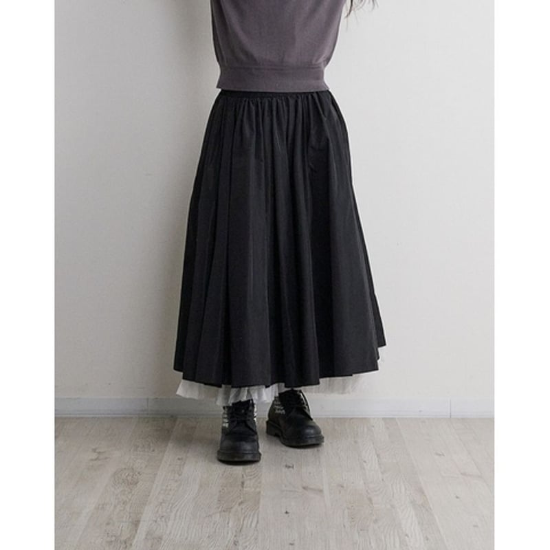 THOMAS MAGPIE 2263602 Taffeta×Lace Long Skirt