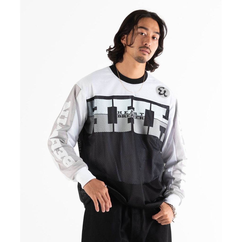 HDMHgreemn　Bedwin & the heartbreakers BEDWIN & THE HEARTBREAKERS L/S MOTOCROSS TEE 