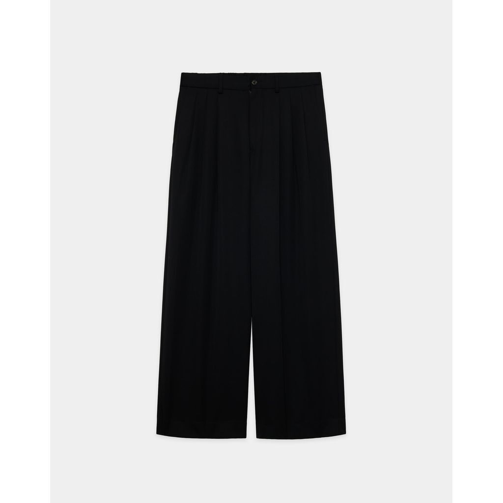 MARKAWARE SUPER 160's WOOL GABARDINE TRIPLE PL