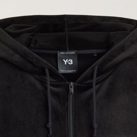 Y-3 U VELVET ZIP HOODIE