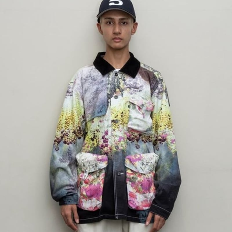 BAL バル MULTI POCKET CHORE JACKET BAL MULTI POCKET CHORE JACKET | MAROON