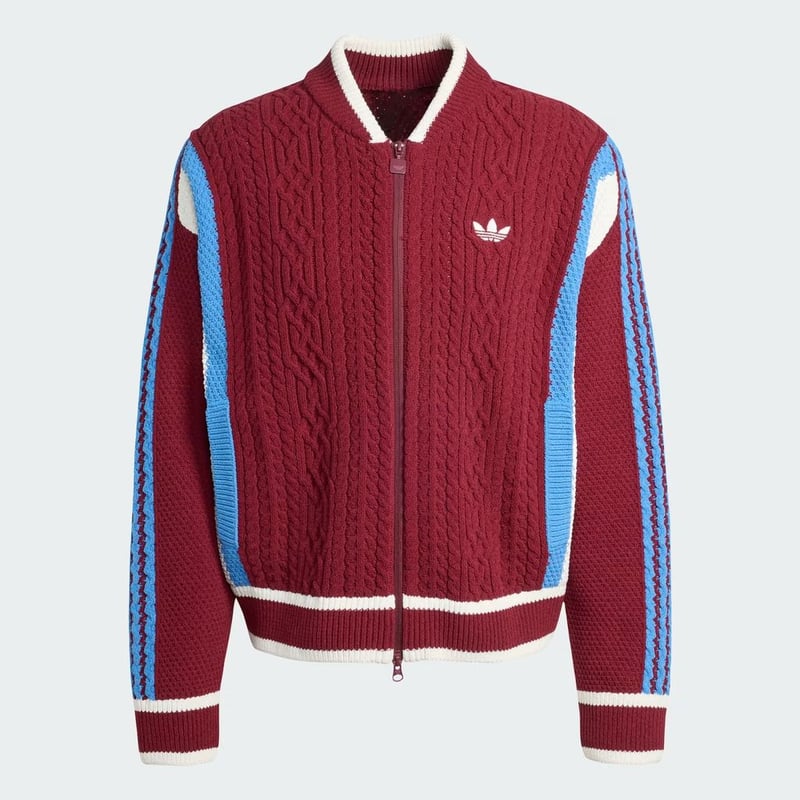 レトロリミックスカーディガン　L adidas Originals レトロ リミックス カーディガン | MAROON