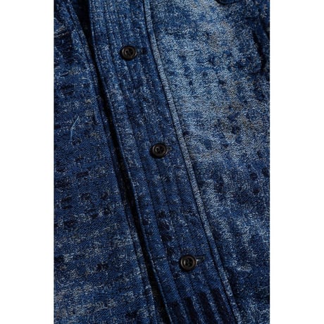 FDMTL BORO JAQUARD HAORI SHIRT RINSE