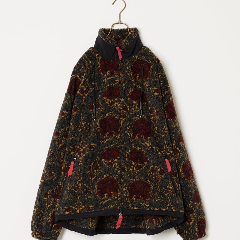REMI RELIEF ボアJQ ZIP JKT | MAROON