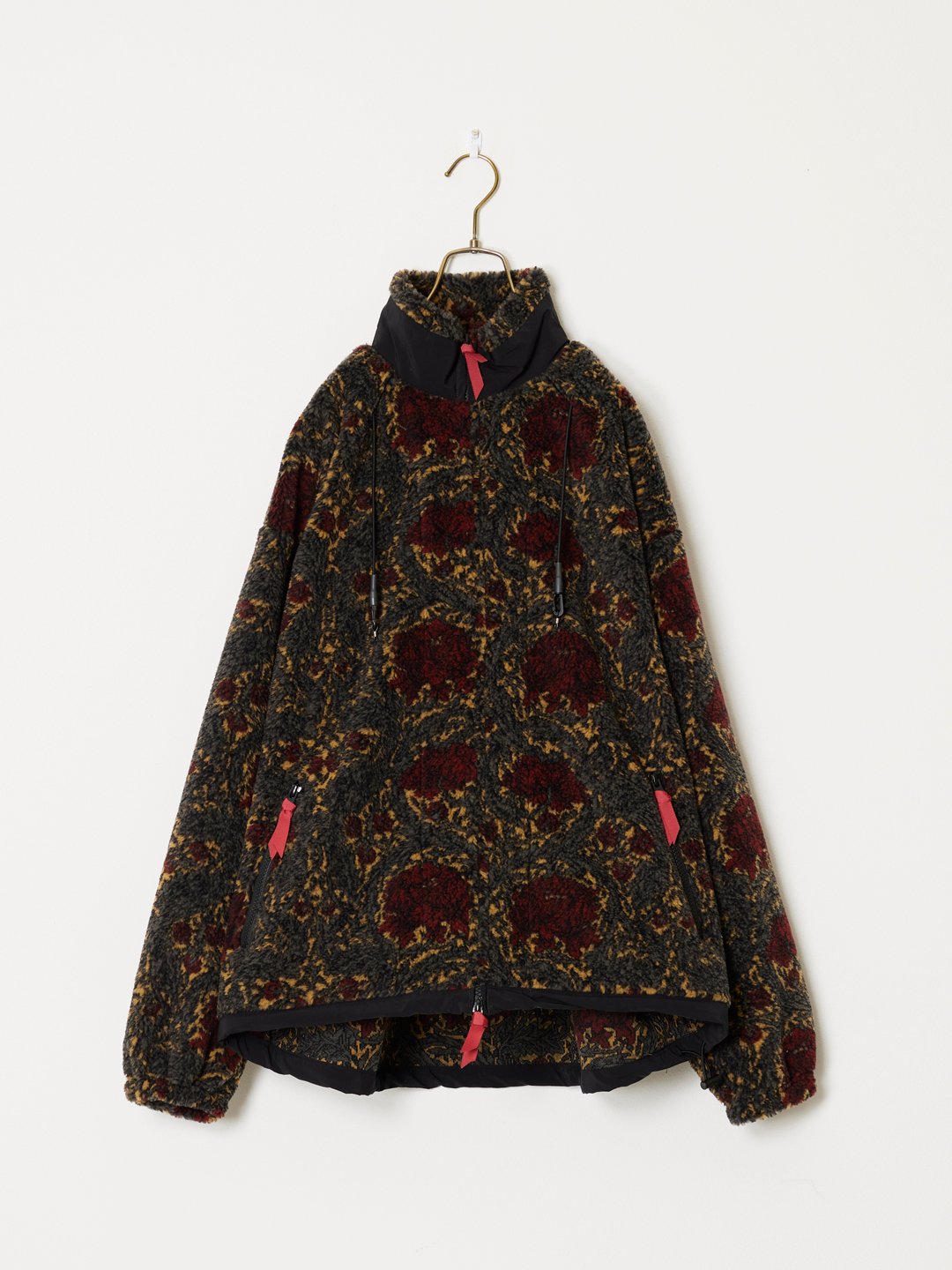 REMI RELIEF ボアJQ ZIP JKT | MAROON