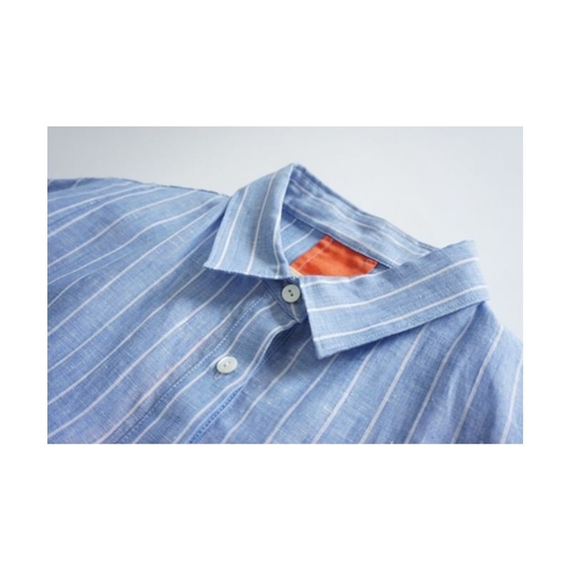 THOMAS MAGPIE Linen Stripe shirt one piece | MA