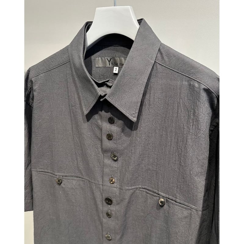 Y's for men 60 WRINKLE LAWN SHORT SLEEVE SHIRT