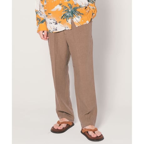 BEDWIN & THE HEARTBREAKERS 10L LINEN WIDE PANTS "WYLER"