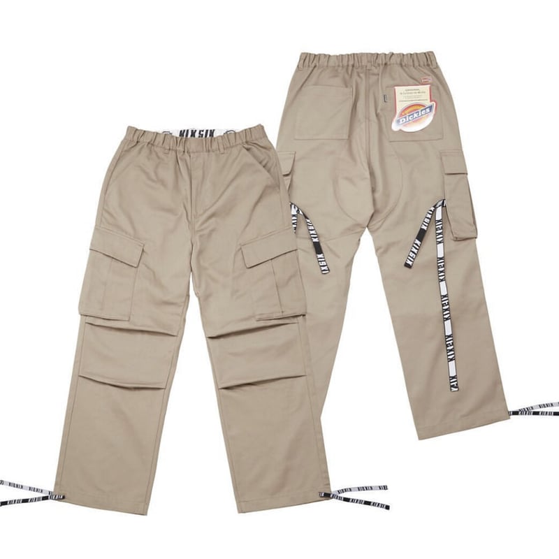 KIXSIX×Dickies LOGO TAPED CARGO PANTS L