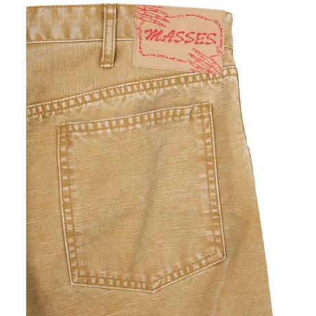 MASSES DUCK 5P PANTS H.WASH